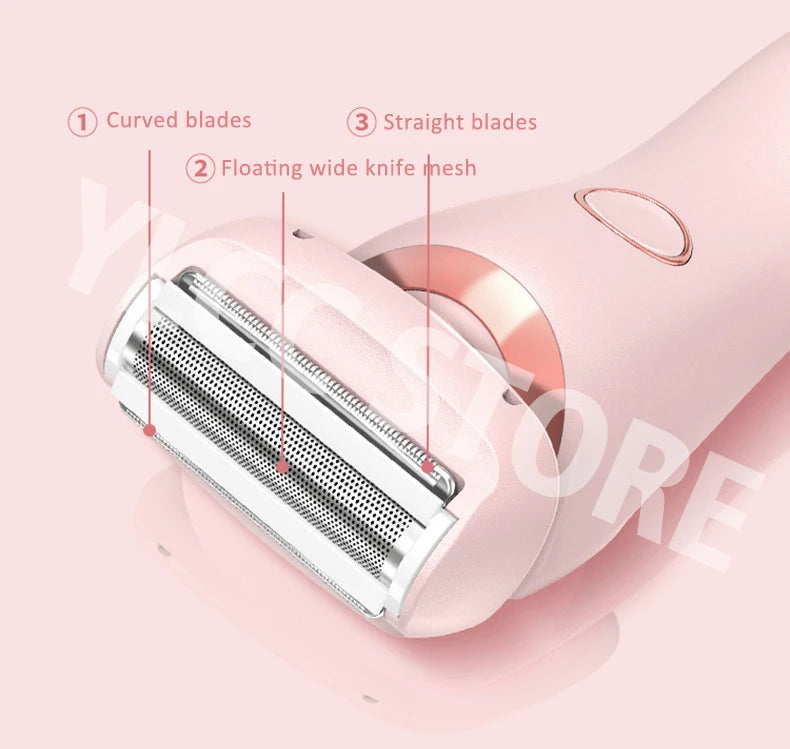 Nuvexpro – Épilateur Électronique 2-en-1 Indolore pour femmes.