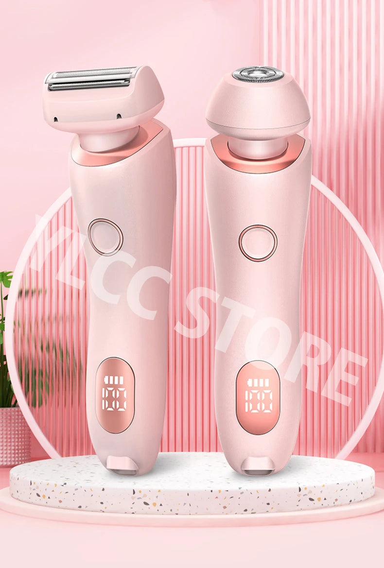 Nuvexpro – Épilateur Électronique 2-en-1 Indolore pour femmes.